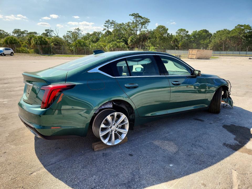 2026 Cadillac Ct5 VIN 1G6DN5RK5T0106858 COPART salvage auction — FRONT END, Fl - Cert Of Title Slvg Rebuildable, sold $10,700 on 2026-07-08 (photo 3)