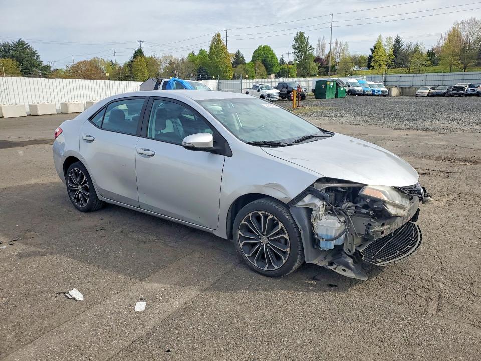 2015 Toyota Corolla VIN 5YFBURHE3FP340209 COPART salvage auction — FRONT END, Or - Salvage Title Certificate, sold $5,700 on 2026-07-06 (photo 4)