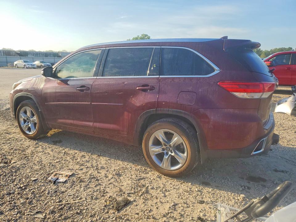 2018 Toyota Highlander VIN 5TDDZRFH3JS496550 COPART salvage auction — MINOR DENT/SCRATCHES, Ks - Cert Of Title-Salvage, sold $750 on 2026-07-21 (photo 2)