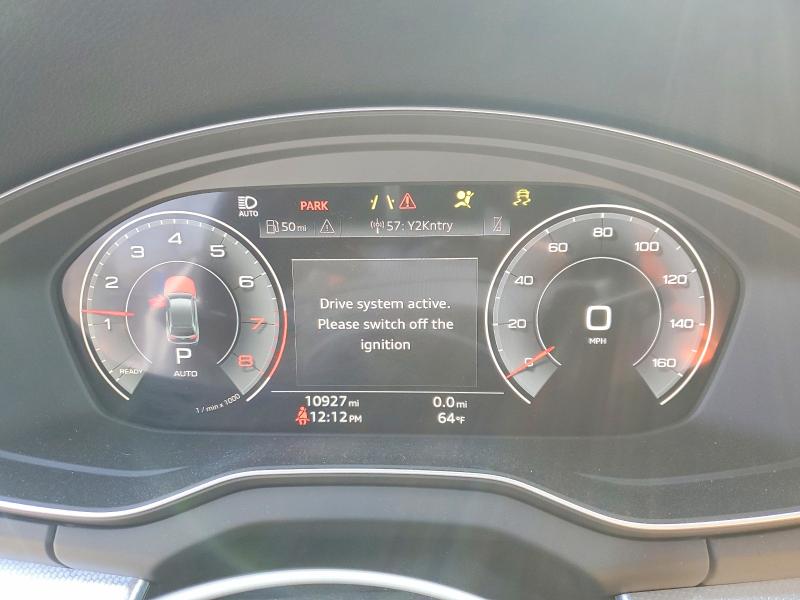 2024 Audi Q5 VIN WA1EAAFY8R2109274 COPART salvage auction — SIDE, Md - Cert Of Salvage > 75% Damage, sold $13,400 on 2026-07-23 (photo 9)