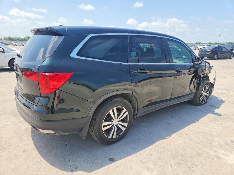 2016 Honda Pilot VIN 5FNYF5H50GB031677 COPART salvage auction — FRONT END, Tx - Salvage Vehicle Title, sold $2,600 on 2026-07-02 (photo 3)