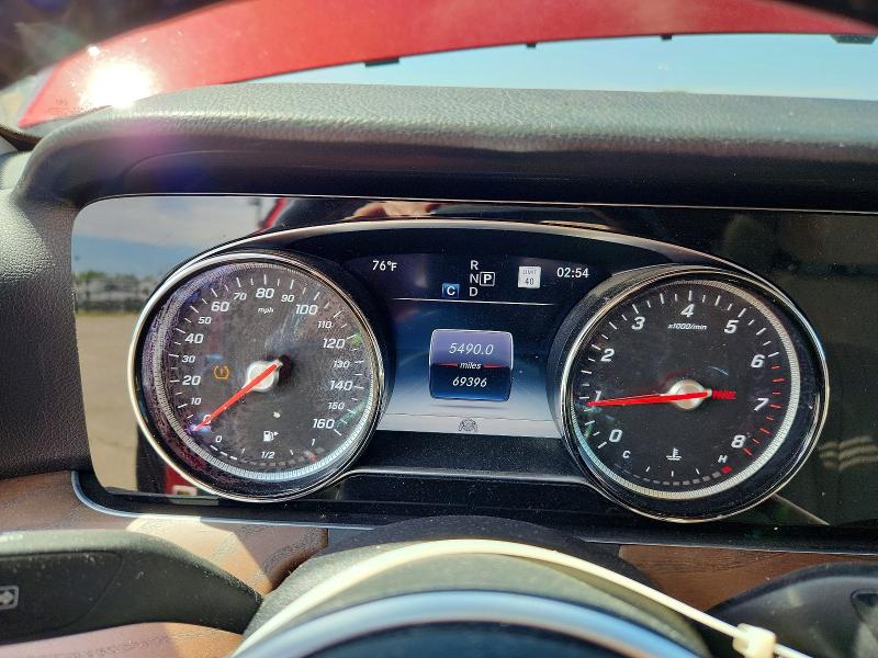2019 Mercedes-benz E-klasse VIN WDDZF4JB2KA530535 COPART salvage auction — FRONT END, CA, sold $7,800 on 2026-07-13 (photo 9)