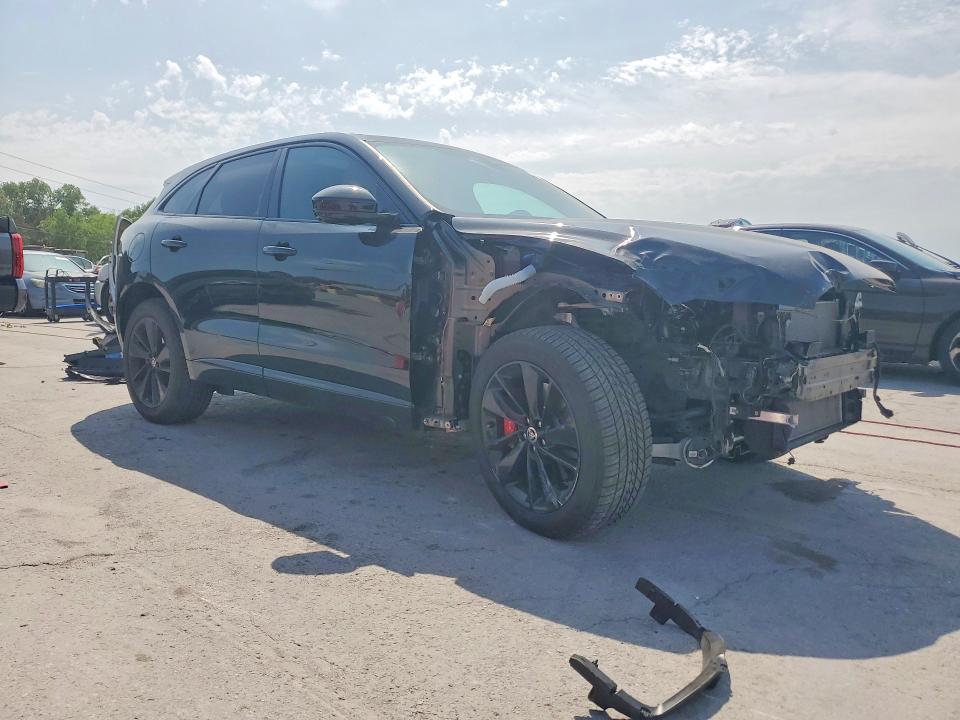 2024 Jaguar F-pace VIN SADCT2FU9RA738966 COPART salvage auction — FRONT END, Tn - Salvage Certificate, sold $15,900 on 2026-07-20 (photo 4)