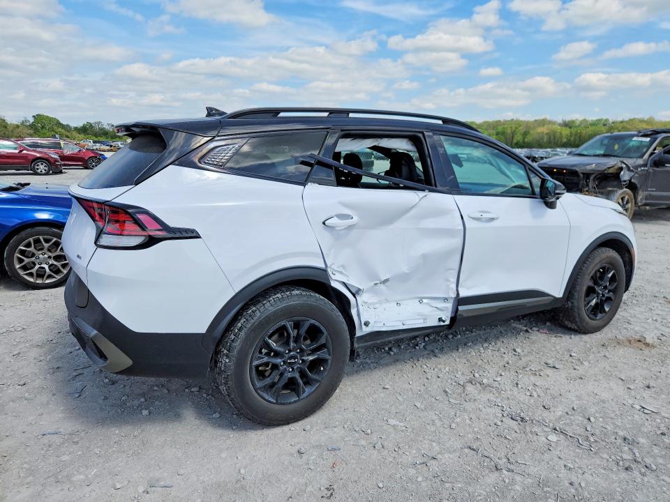 2023 Kia Sportage VIN 5XYK7CAF6PG040287 COPART salvage auction — SIDE, Il - Salvage Certificate, sold $200 on 2026-07-29 (photo 3)