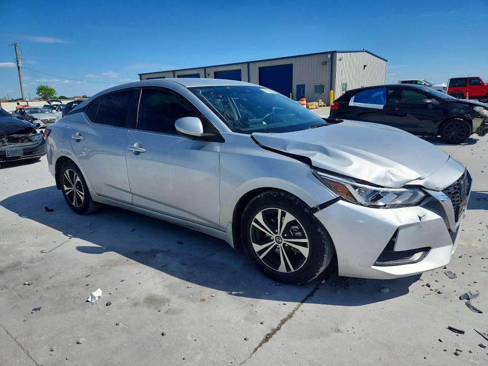 2022 Nissan Sentra VIN 3N1AB8CV5NY205415 COPART salvage auction — FRONT END, Tx - Salvage Vehicle Title, sold $4,300 on 2026-07-03 (photo 4)
