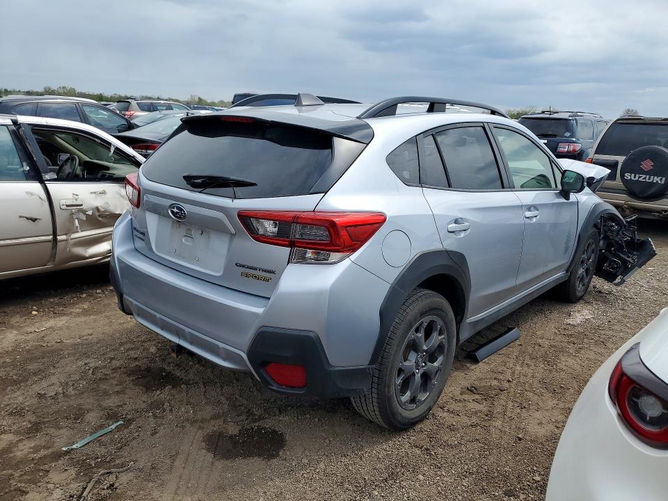 2021 Subaru Xv VIN JF2GTHSCXMH235851 COPART salvage auction — FRONT END, IL, sold $325 on 2026-07-28 (photo 3)