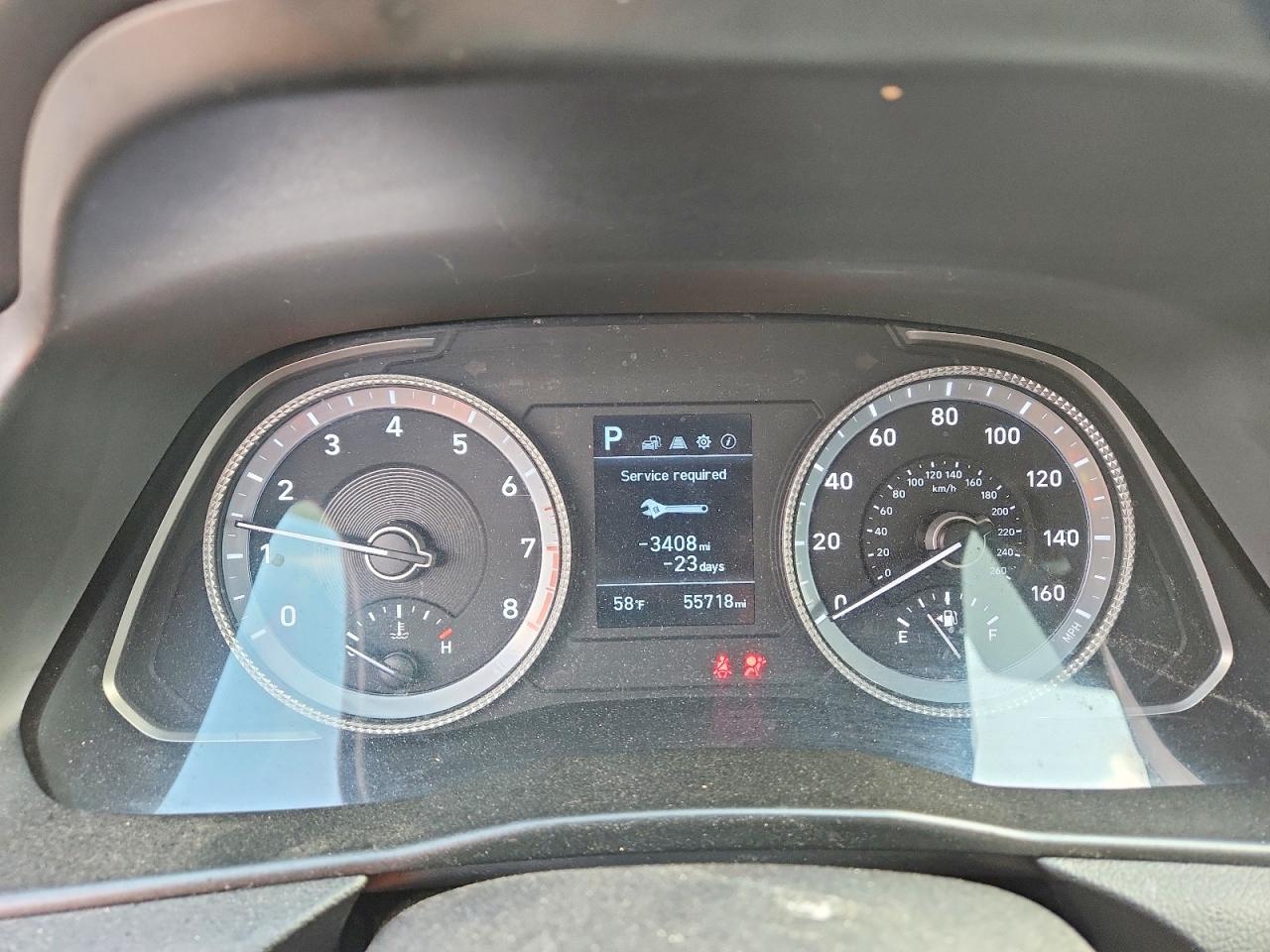 2021 Hyundai Sonata VIN 5NPEG4JA7MH086528 COPART salvage auction — Side, IN - CERT OF TITLE-SALVAGE TITLE, sold $2,900 on 2026-07-10 (photo 9)
