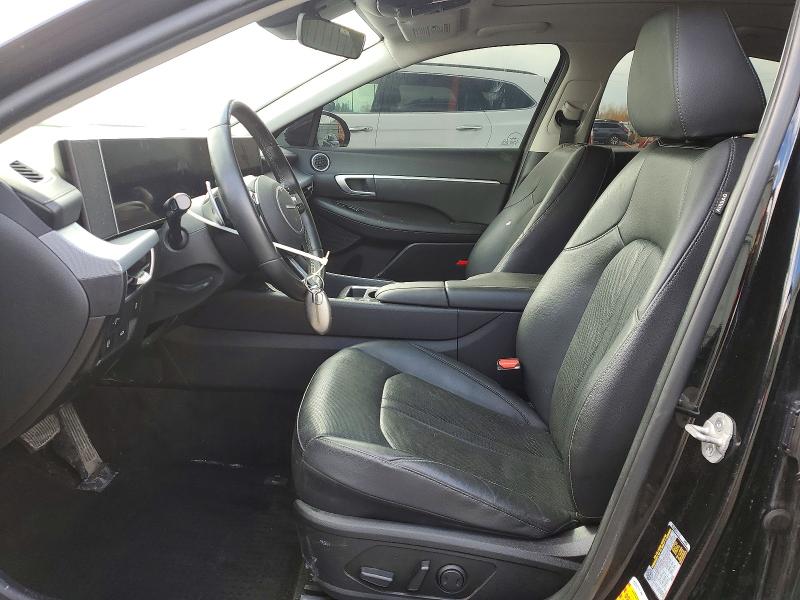 2025 Hyundai Sonata VIN KMHL44JA4SA444409 COPART salvage auction — FRONT END, On - Permit Salvage, sold $13,100 on 2026-07-02 (photo 7)