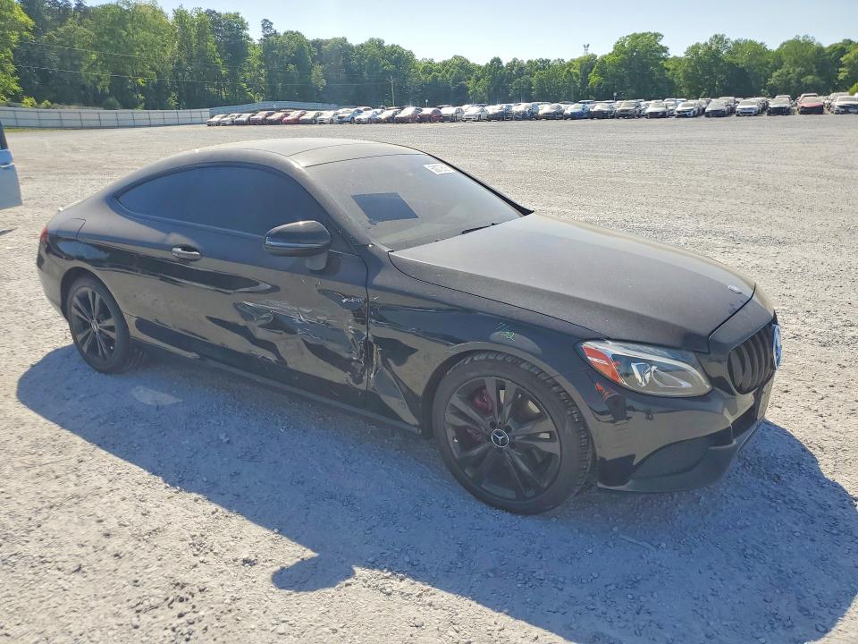 2017 Mercedes-benz C class VIN WDDWJ4KB9HF454114 COPART salvage auction — SIDE, NC - SALVAGE CERTIFICATE OF TITLE, sold $1,400 on 2026-07-15 (photo 4)