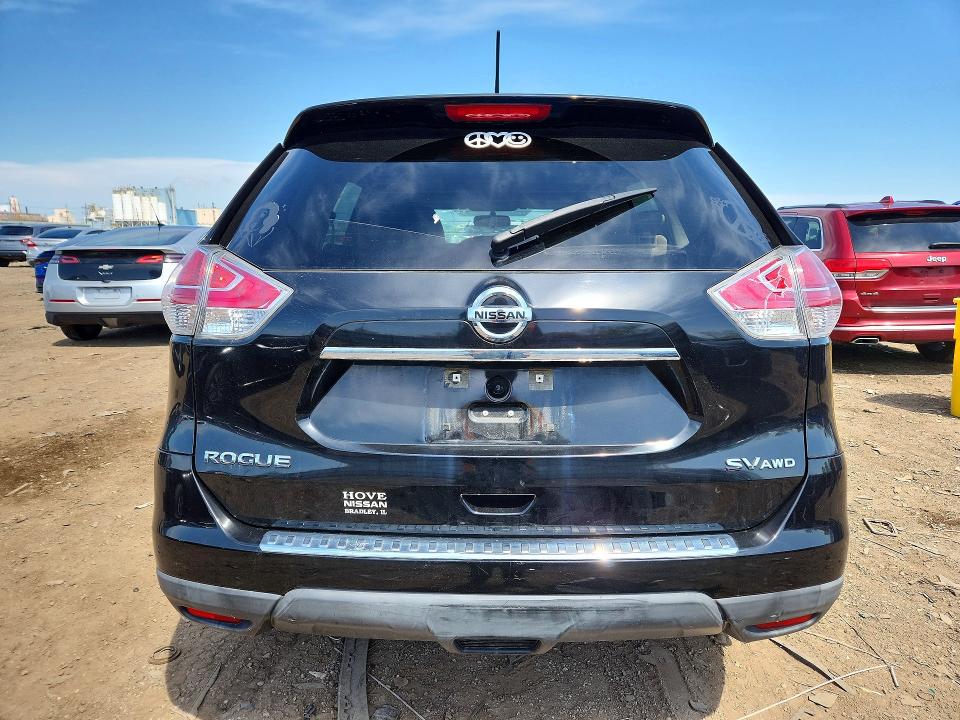 2016 Nissan VIN KNMAT2MV5GP638601 COPART salvage auction — HAIL, Il - Salvage Certificate, sold $1,000 on 2026-07-31 (photo 6)