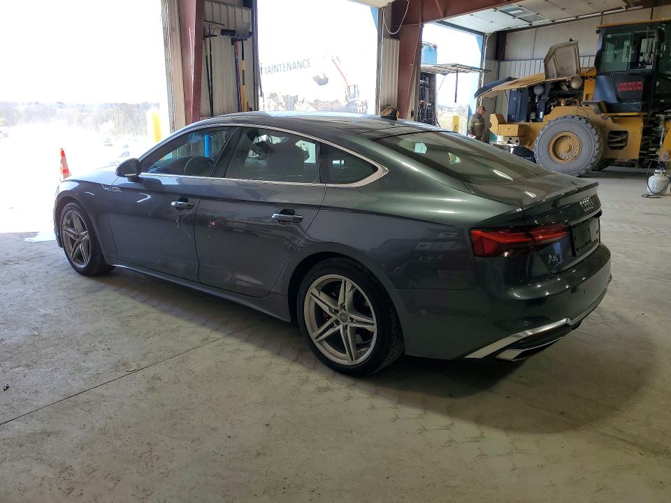 2021 Audi A5 VIN WAUDACF52MA002655 COPART salvage auction — ROOF, MD - CERT OF SALVAGE > 75% DAMAGE, sold $5,700 on 2026-07-24 (photo 2)
