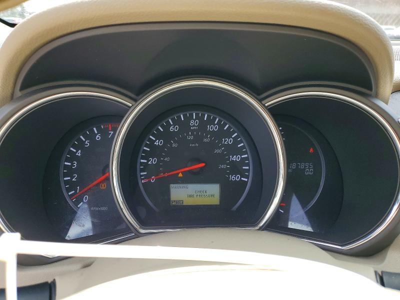 2012 Nissan Murano VIN JN8AZ1MW3CW233049 COPART salvage auction — MINOR DENT/SCRATCHES, Ri - Certificate Of Title, sold $975 on 2026-07-16 (photo 9)