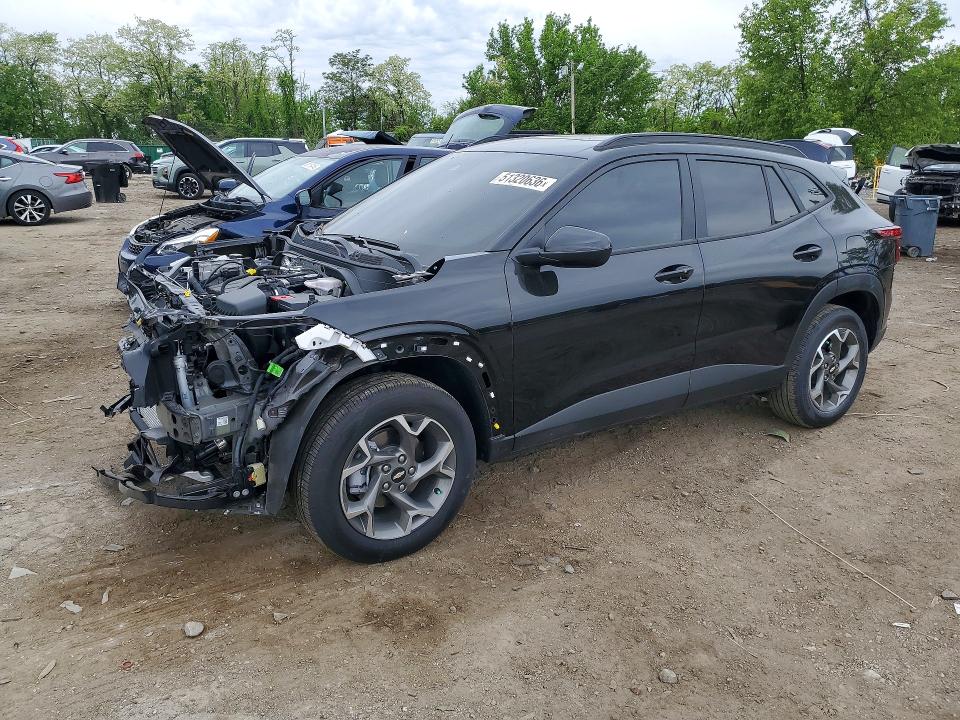 2025 Chevrolet Trax VIN KL77LHEP1SC275126 COPART salvage auction — FRONT END, Md - Cert Of Salvage > 75% Damage, sold $3,450 on 2026-07-28 (photo 1)