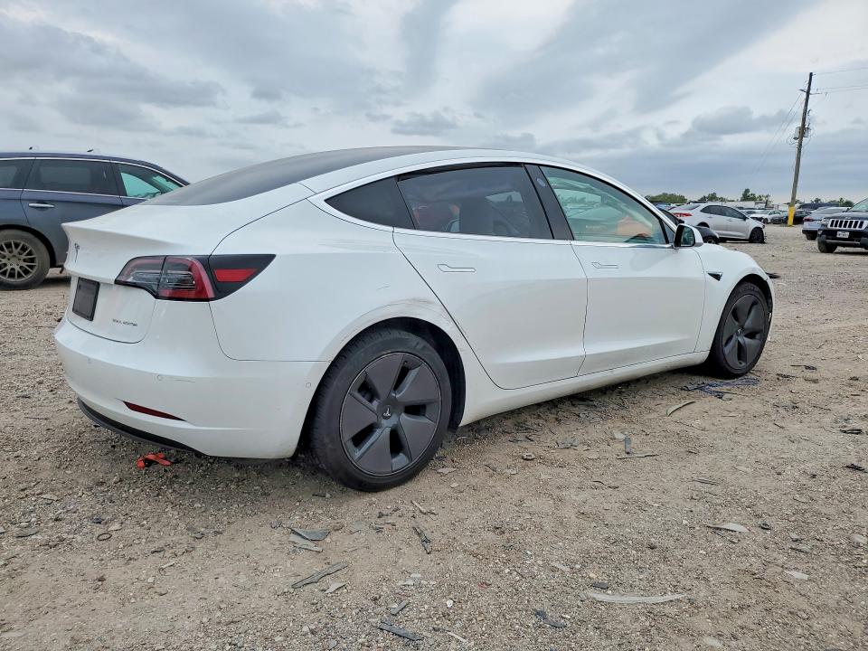 2020 Tesla Model 3 VIN 5YJ3E1EB8LF639621 COPART salvage auction — FRONT END, Tx - Salvage Vehicle Title, sold $8,600 on 2026-08-03 (photo 3)