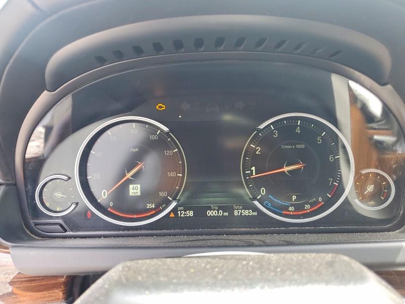 2018 BMW 6er VIN WBA6F7C53JG232249 COPART salvage auction — FRONT END, Salvage Title, sold $200 on 2026-07-21 (photo 9)