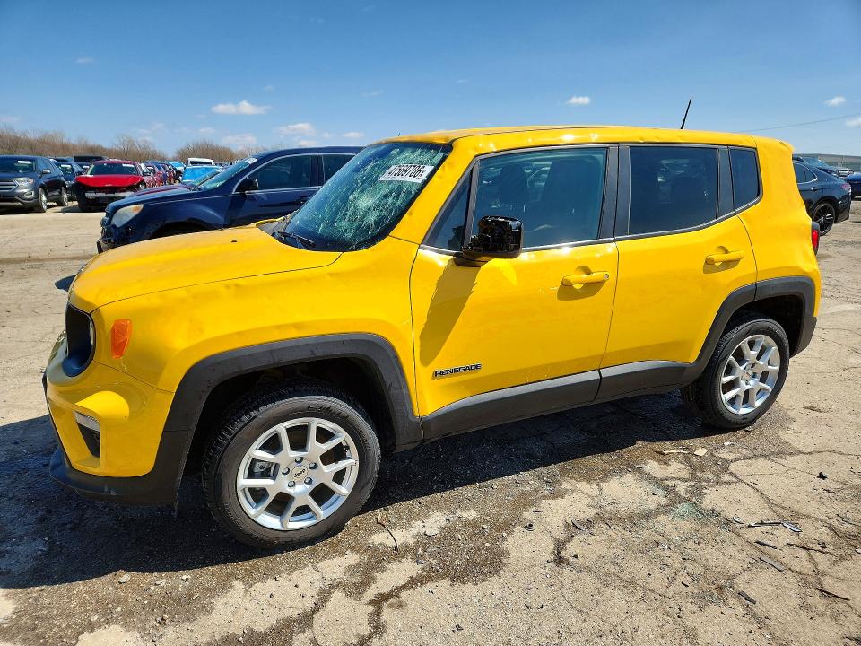 2023 Jeep Renegade VIN ZACNJDB10PPP38933 COPART salvage auction — HAIL, Il - Salvage Certificate, sold $1,400 on 2026-07-15 (photo 1)