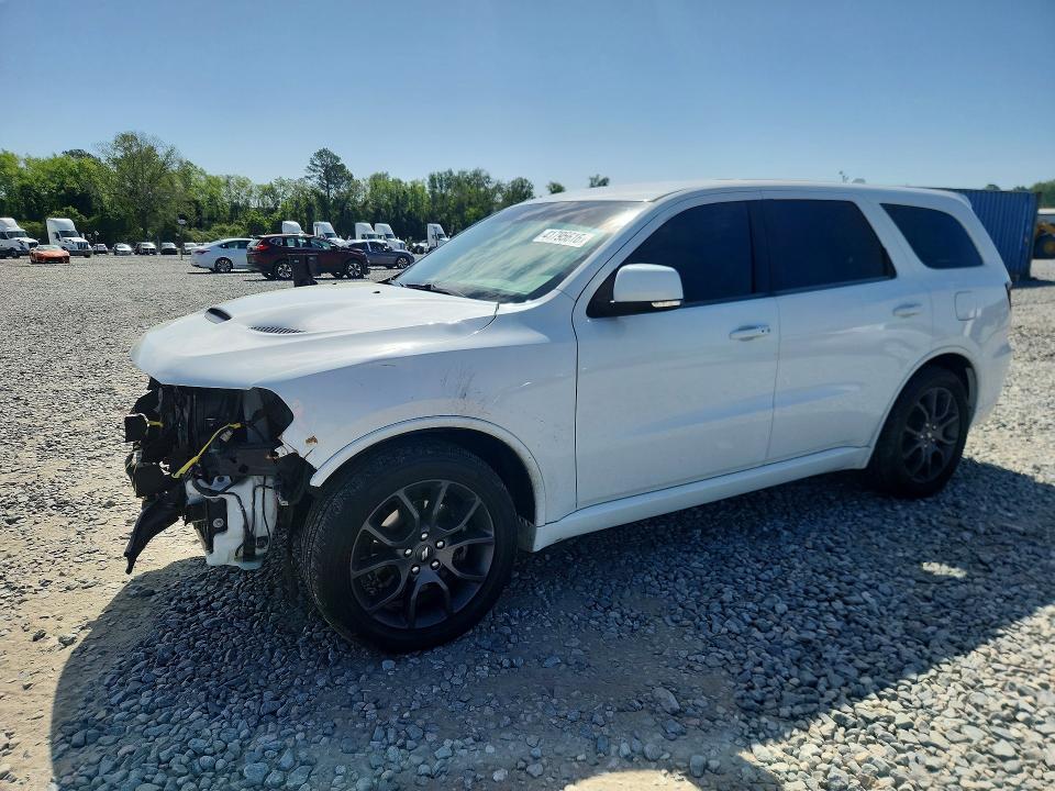 2018 Dodge Durango VIN 1C4SDJCT5JC434469 COPART salvage auction — FRONT END, Ga - Certificate Of Title, sold $8,100 on 2026-08-11 (photo 1)
