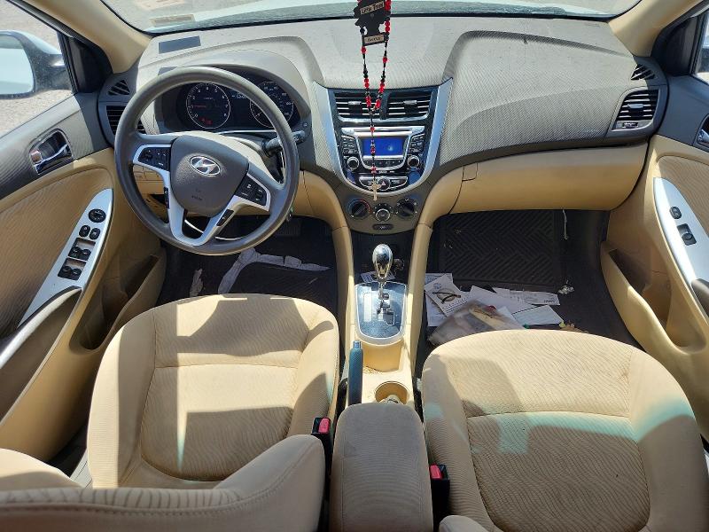 2012 Hyundai VIN KMHCU4AE5CU256310 COPART salvage auction — FRONT END, Az - Cert Of Title - Salvage, sold $1,150 on 2026-07-10 (photo 8)