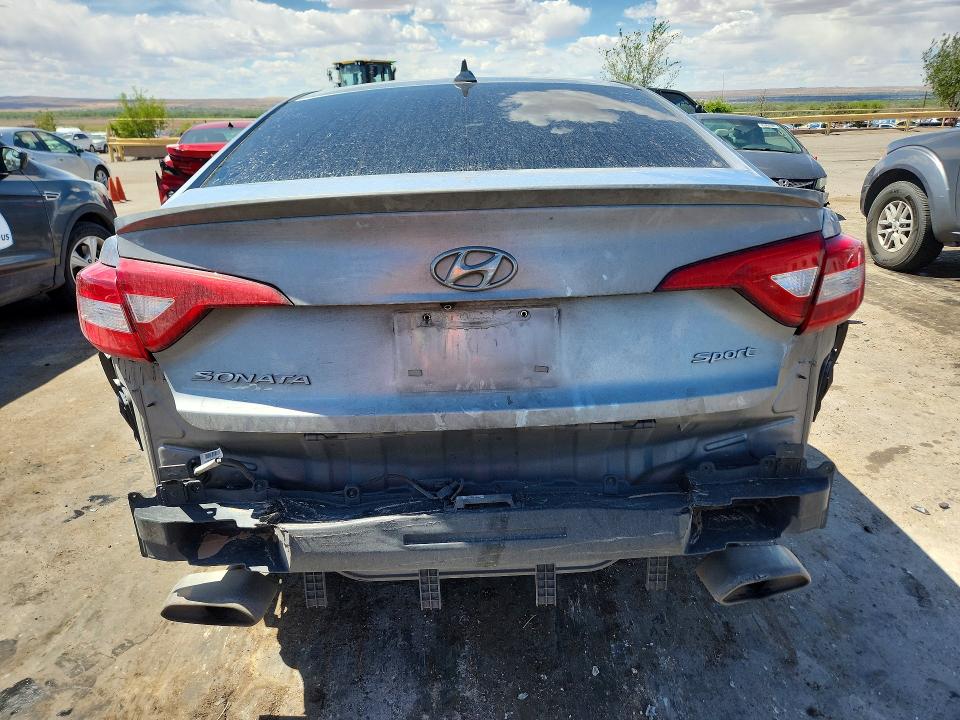 2017 Hyundai Sonata VIN 5NPE34AF9HH576448 COPART salvage auction — FRONT END, Nm - Cert Of Title-Salvage, sold $575 on 2026-07-09 (photo 6)