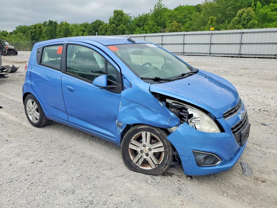 2014 Chevrolet Spark VIN KL8CB6S97EC442259 COPART salvage auction — HAIL, Wv - Salvage Certificate, sold $275 on 2026-07-06 (photo 4)