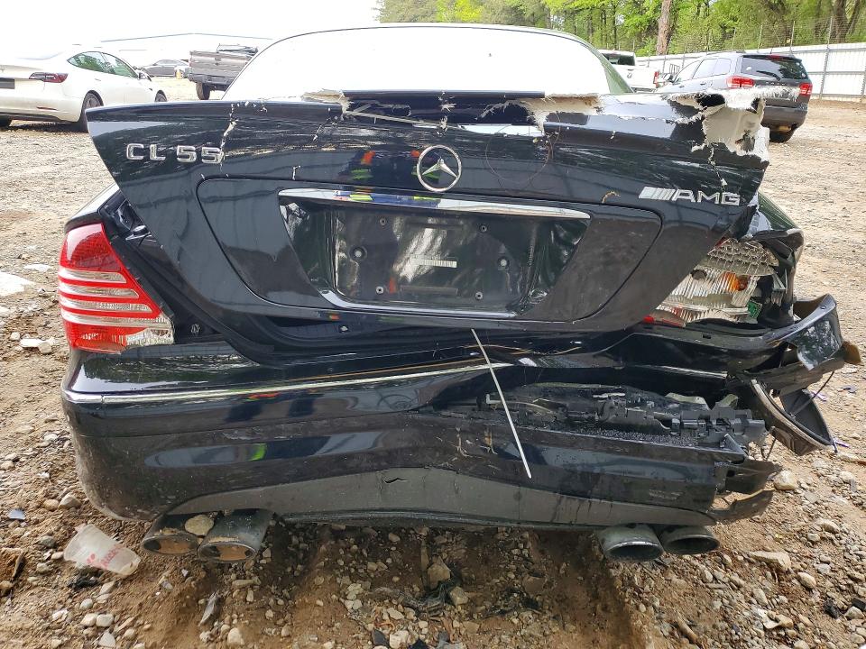 2005 Mercedes-benz Cl-class VIN WDBPJ74J25A045058 COPART salvage auction — REAR END, GA - CERT OF TITLE-SALVAGE, sold $3,500 on 2026-07-17 (photo 6)