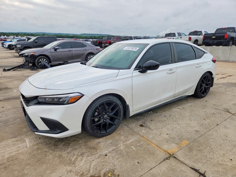 2023 Honda Civic VIN 19XFL2H89PE022992 COPART salvage auction — WATER/FLOOD, Tx - Salvage Title-Flood Damage, sold $8,400 on 2026-07-09 (photo 1)