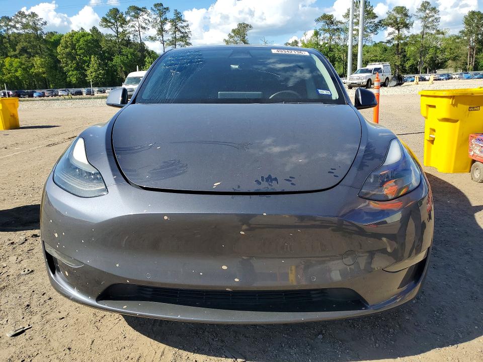 2022 Tesla Model y VIN 7SAYGDEF7NF533171 COPART salvage auction — REAR END, Tx - Salvage Vehicle Title, sold $9,000 on 2026-07-02 (photo 5)