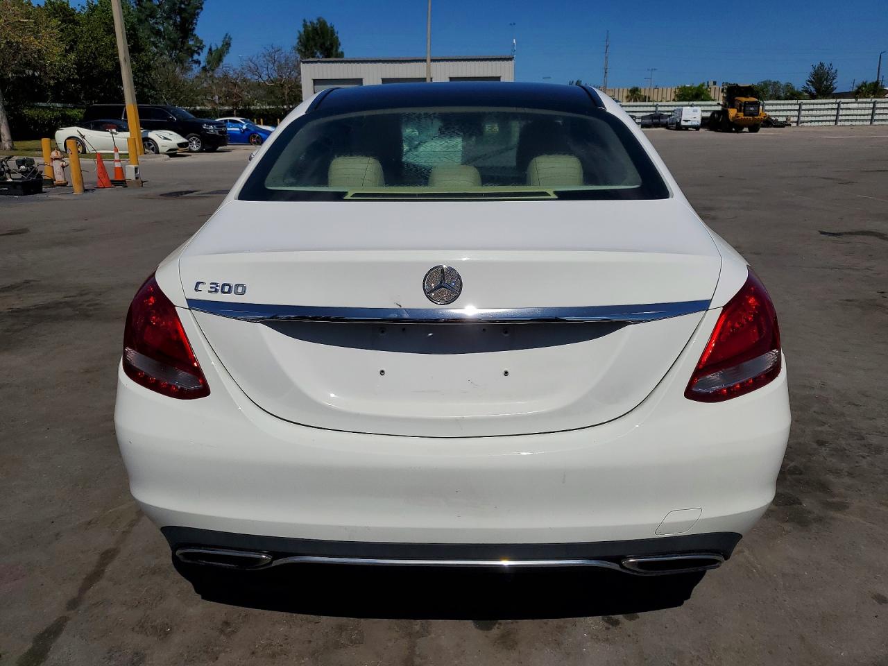 2017 Mercedes-Benz C-Class VIN 55SWF4JBXHU201125 COPART salvage auction — Stripped, FL - CERTIFICATE OF TITLE, sold $1,050 on 2026-07-01 (photo 6)