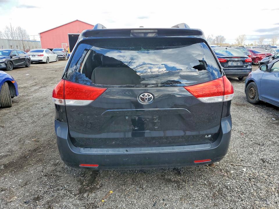 2013 Toyota Sienna VIN 5TDKA3DC9DS016972 COPART salvage auction — FRONT END, On - Permit No Brand - Unfit, sold $175 on 2026-07-28 (photo 6)