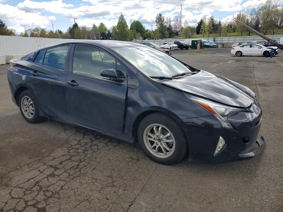 2018 Toyota Prius VIN JTDKARFU1J3060132 COPART salvage auction — FRONT END, Or - Salvage Title Certificate, sold $3,800 on 2026-07-15 (photo 4)