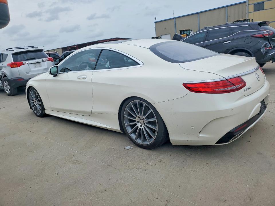 2015 Mercedes-benz S-klasse VIN WDDXJ8FB5FA010566 COPART salvage auction — FRONT END, Tx - Salvage Vehicle Title, sold $13,900 on 2026-07-09 (photo 2)