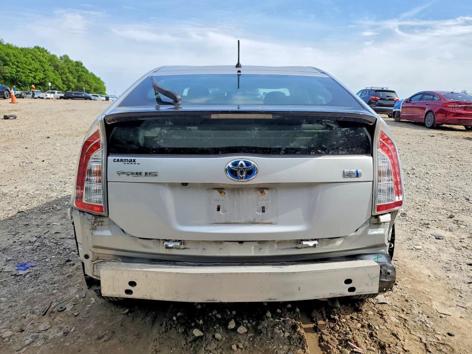 2015 Toyota Prius VIN JTDKN3DU4F0433046 COPART salvage auction — REAR END, Ga - Cert Of Title-Salvage, sold $4,050 on 2026-07-24 (photo 6)
