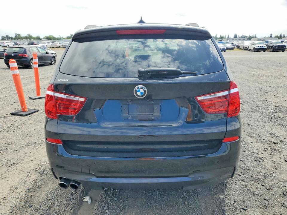 2016 BMW X3 VIN 5UXWX7C50G0S15876 COPART salvage auction — REAR END, Ca - Salvage Certificate, sold $4,900 on 2026-07-02 (photo 6)