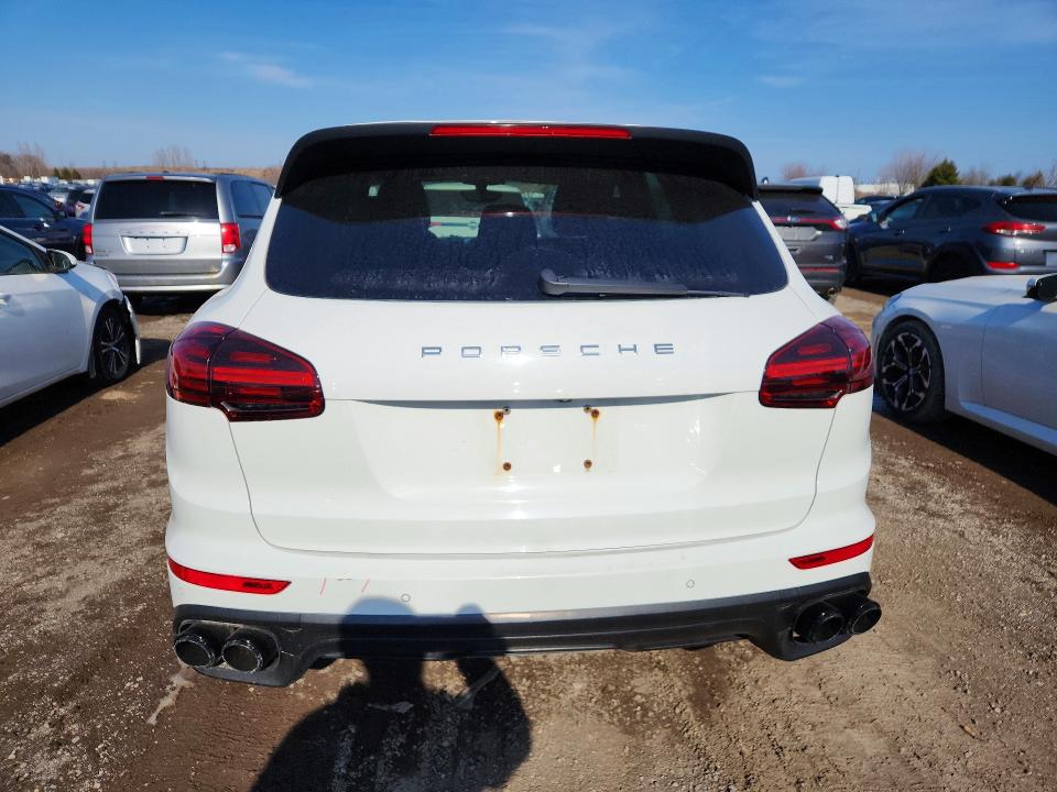 2016 Porsche Cayenne VIN WP1AA2A22GLA03261 COPART salvage auction — FRONT END, On - Permit No Brand - Unfit, sold $4,100 on 2026-07-16 (photo 6)
