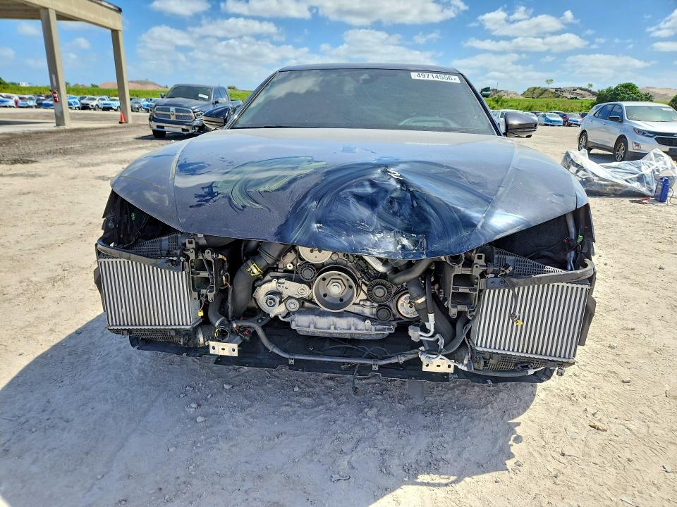 2024 Audi A8 VIN WAULDAF8XRN004994 COPART salvage auction — FRONT END, Fl - Cert Of Title Slvg Rebuildable, sold $25,750 on 2026-07-02 (photo 5)