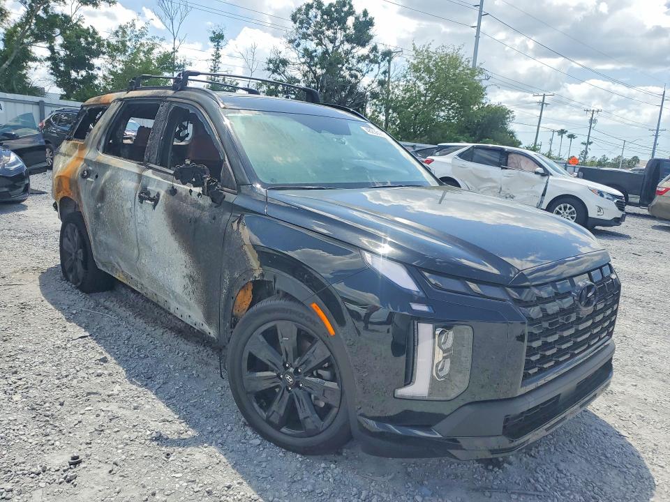 2025 Hyundai Palisade VIN KM8R34GEXSU896788 COPART salvage auction — BURN, Fl - Certificate Of Destruction, sold $3,600 on 2026-07-28 (photo 4)