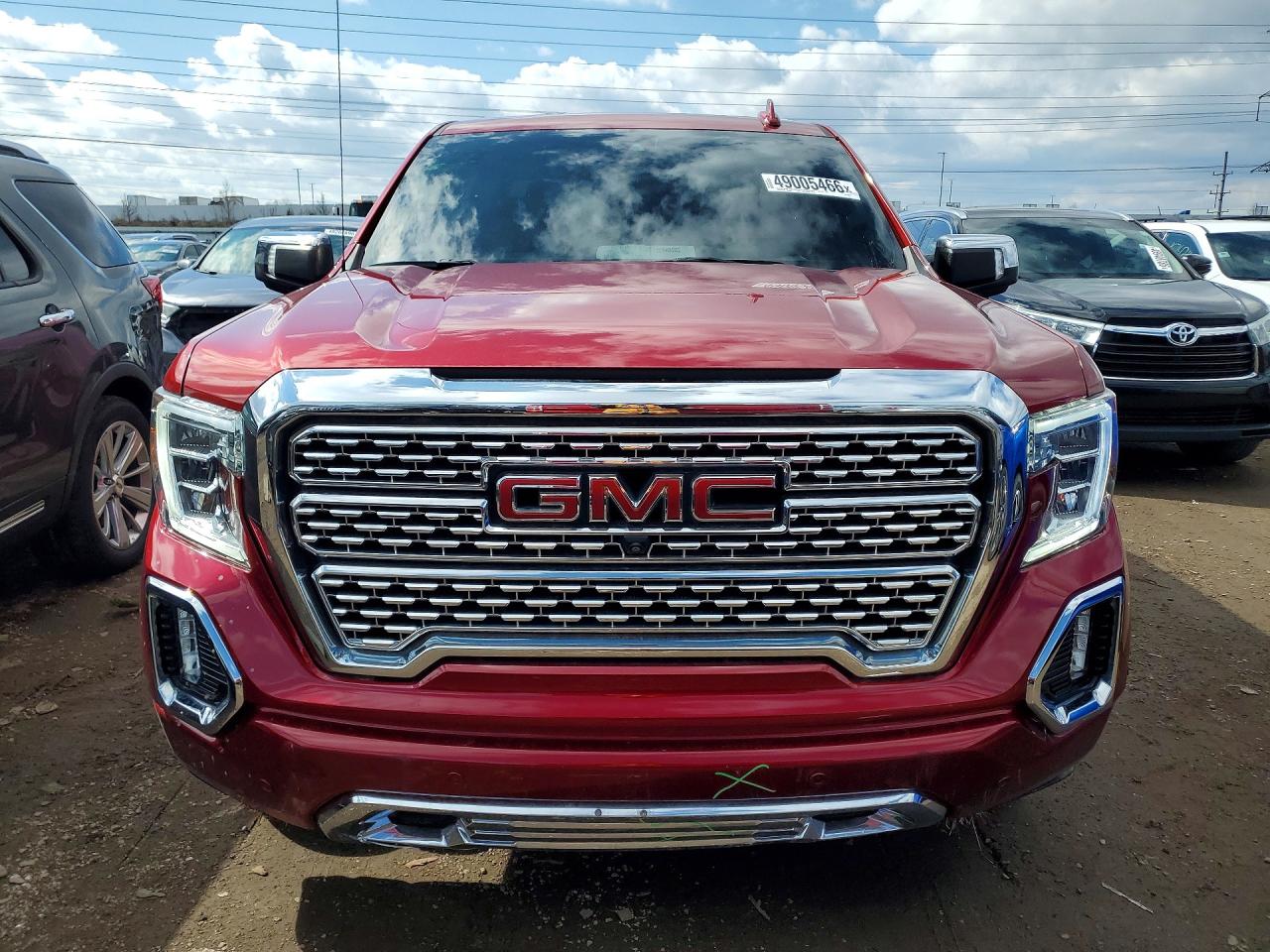 2021 GMC Sierra VIN 1GTU9FEL6MZ160785 COPART salvage auction — Side, IL - SALVAGE CERTIFICATE, sold $21,700 on 2026-07-07 (photo 5)