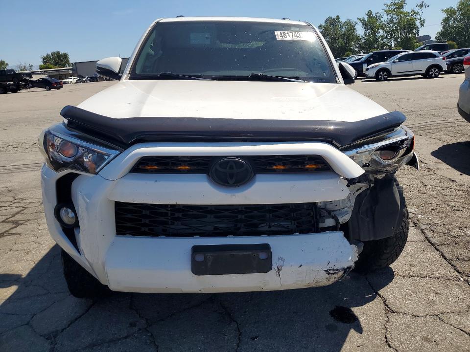 2019 Toyota 4runner VIN JTEZU5JR3K5210616 COPART salvage auction — FRONT END, Ca - Salvage Certificate, sold $9,000 on 2026-07-20 (photo 5)