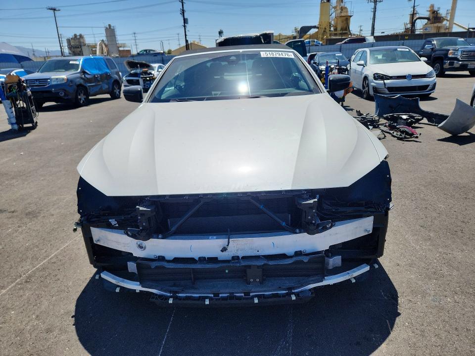 2025 BMW 4er VIN WBA33DB08SCT93656 COPART salvage auction — FRONT END, Ca - Salvage Certificate, sold $22,100 on 2026-07-15 (photo 5)