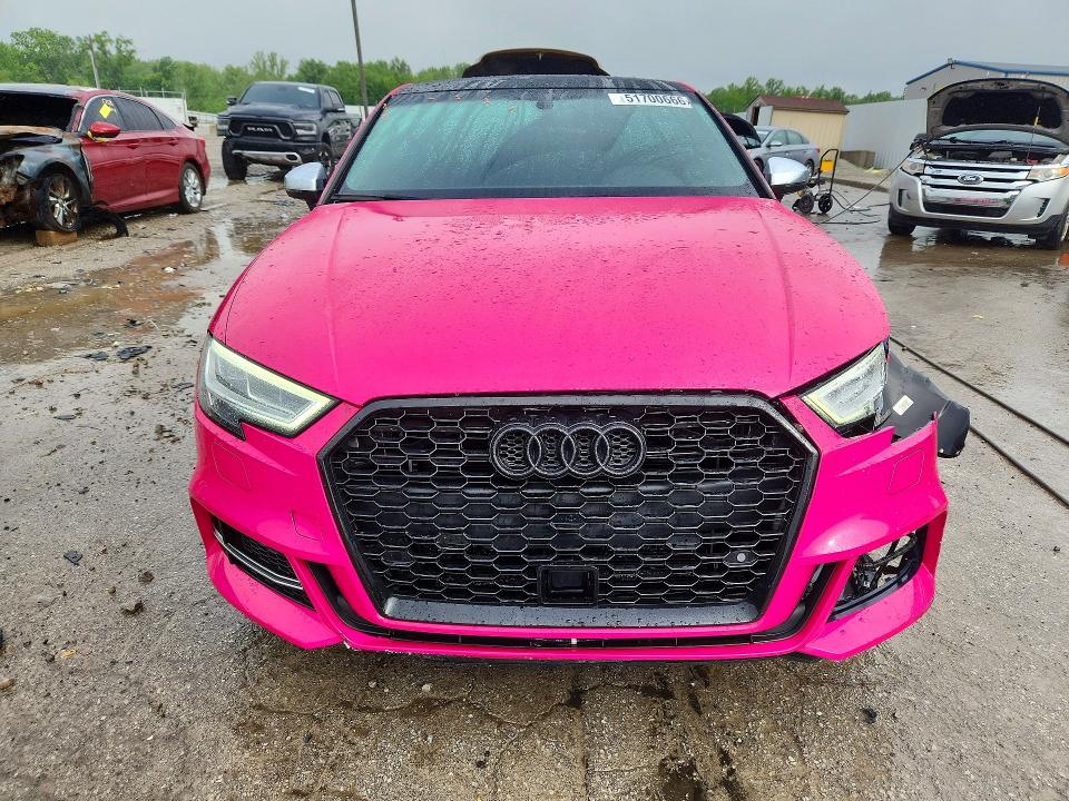 2017 Audi S3 VIN WAUB1GFF2H1073299 COPART salvage auction — FRONT END, Ky - Bill Of Sale/Part Only/No Titl, sold $4,750 on 2026-07-16 (photo 5)