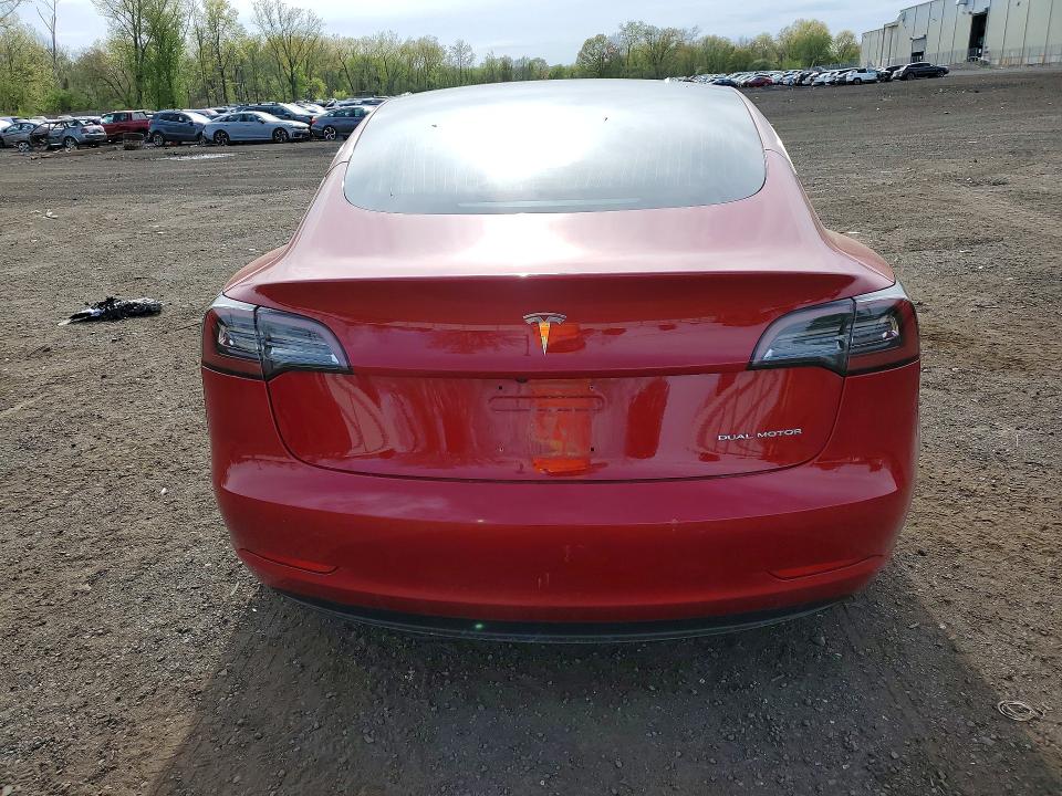 2018 Tesla Model 3 VIN 5YJ3E1EB1JF146151 COPART salvage auction — FRONT END, Salvage Title, sold $6,700 on 2026-07-14 (photo 6)