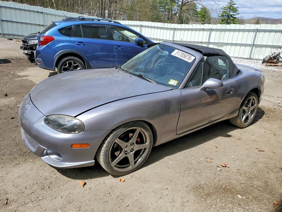 2004 Mazda Mx-5 VIN JM1NB354440407385 COPART salvage auction — SIDE, Vt - Cert Of Title-Salvage Vehicle, sold $3,100 on 2026-07-13 (photo 1)