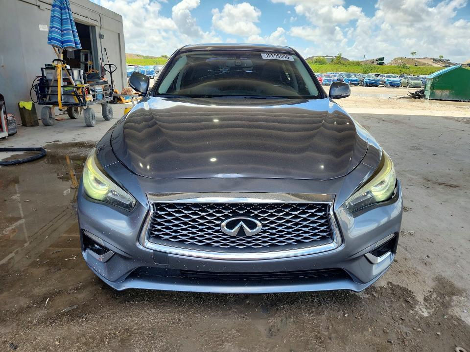 2021 Infiniti Q50 VIN JN1EV7BR1MM754179 COPART salvage auction — SIDE, Fl - Cert Of Title Slvg Rebuildable, sold $3,150 on 2026-08-01 (photo 5)