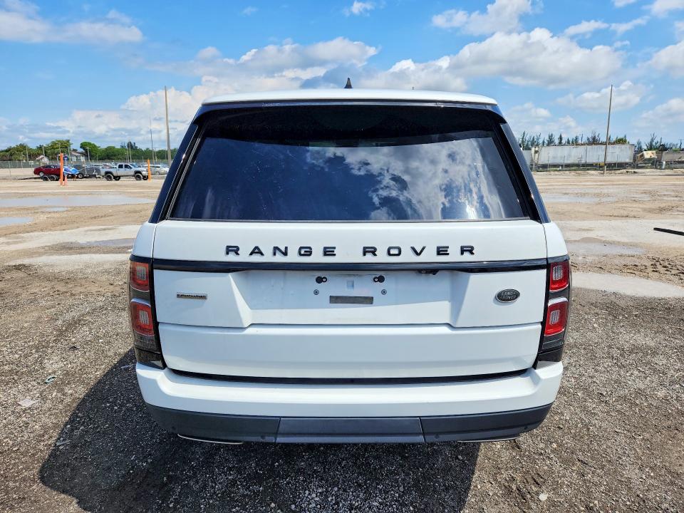 2019 Land rover RANGE ROVER VIN SALGS2RE9KA554047 COPART salvage auction — MINOR DENT/SCRATCHES, Fl - Certificate Of Title, sold $20,300 on 2026-07-28 (photo 6)