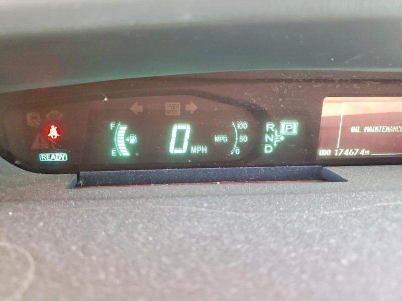 2010 Toyota Prius VIN JTDKN3DU4A1312746 COPART salvage auction — REAR END, Ca - Dis/Dlr/Exp App For Dup Clean, sold $1,150 on 2026-07-02 (photo 9)