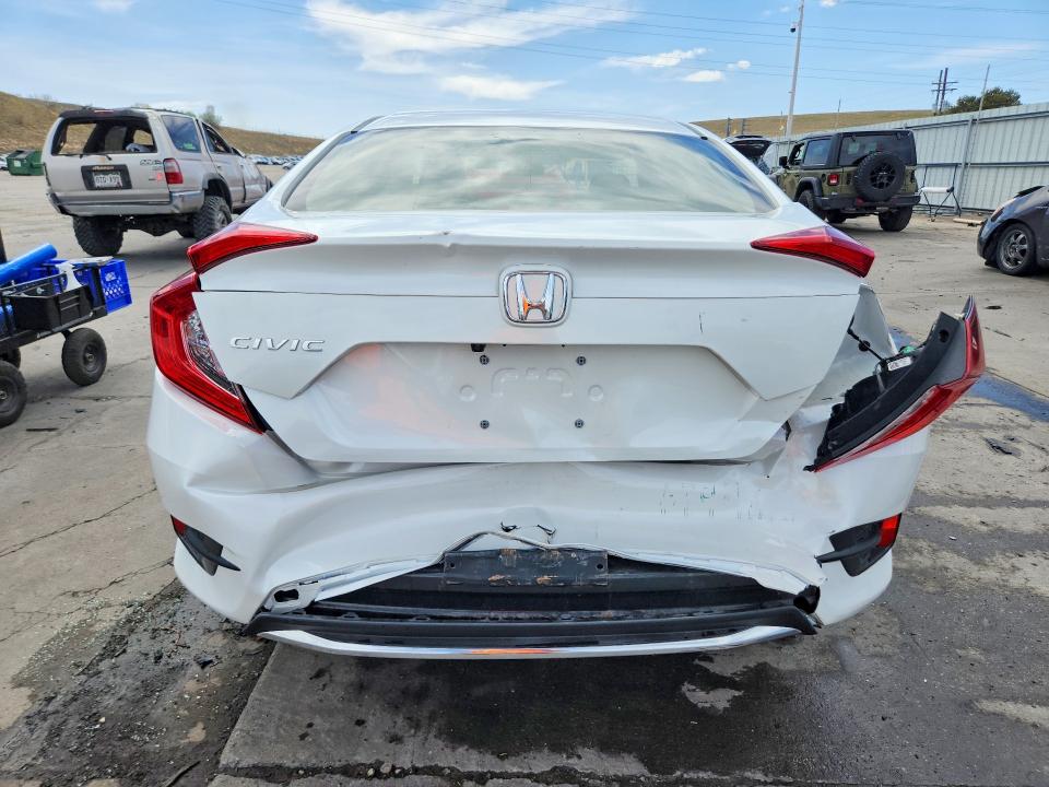 2020 Honda Civic VIN 19XFC2F63LE208944 COPART salvage auction — REAR END, Salvage Title, sold $7,600 on 2026-08-19 (photo 6)