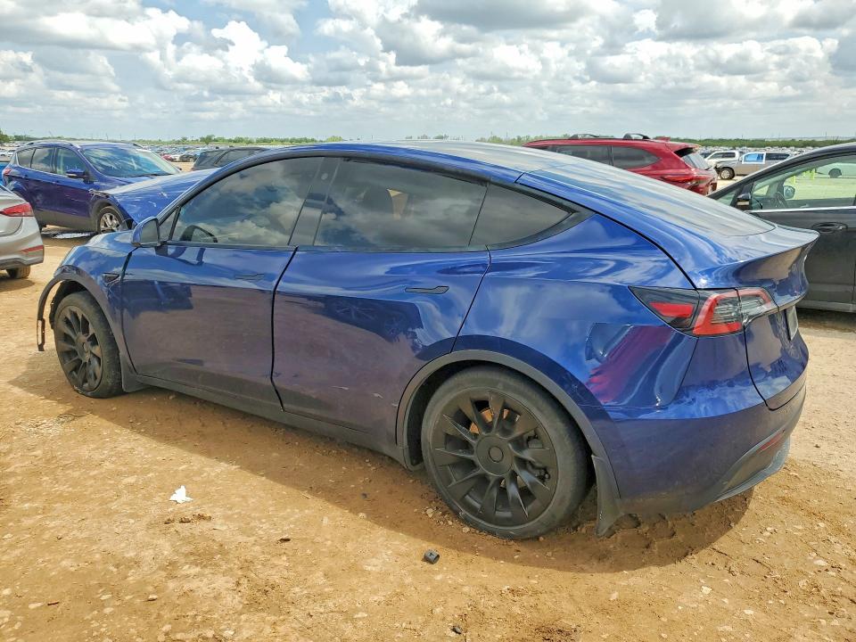 2021 Tesla Model y VIN 5YJYGAEE1MF191816 COPART salvage auction — FRONT END, Tx - Salvage Vehicle Title, sold $5,700 on 2026-07-30 (photo 2)
