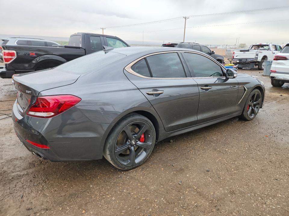 2019 Genesis G70 VIN KMTG34LEXKU031158 COPART salvage auction — SIDE, Nm - Cert Of Title-Salvage, sold $6,600 on 2026-07-16 (photo 3)
