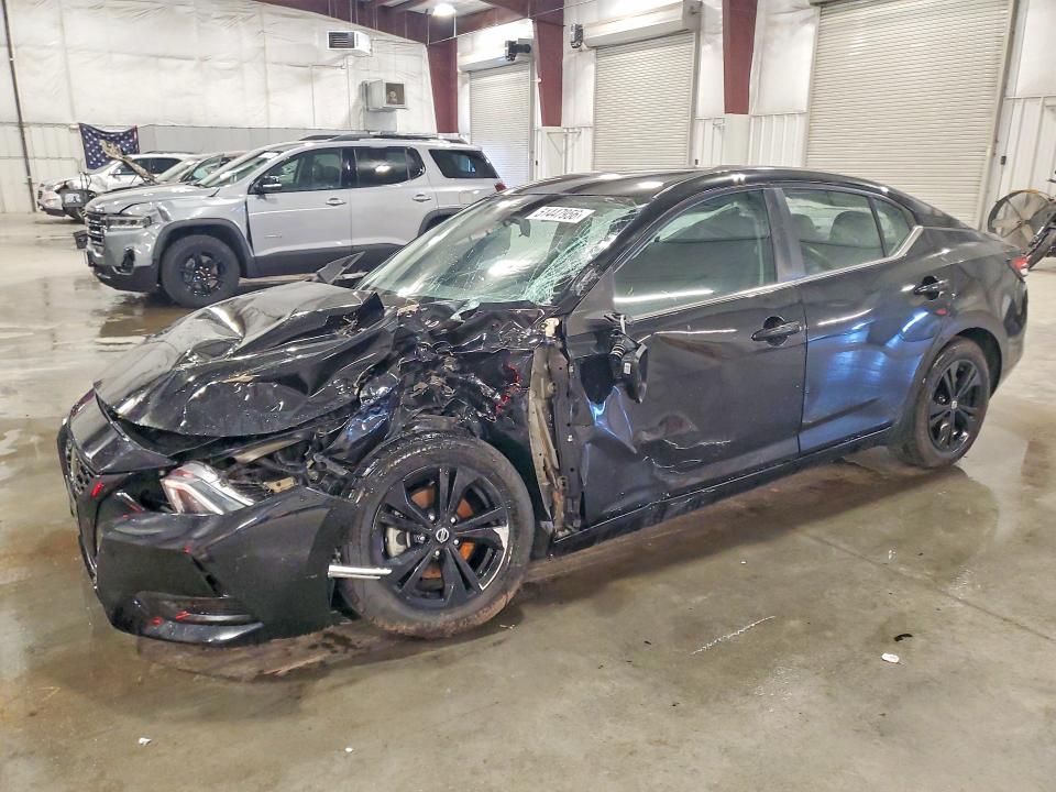 2022 Nissan Sentra VIN 3N1AB8CV5NY257627 COPART salvage auction — FRONT END, Mn - Cert Of Title-Salvage, sold $1,450 on 2026-07-25 (photo 1)