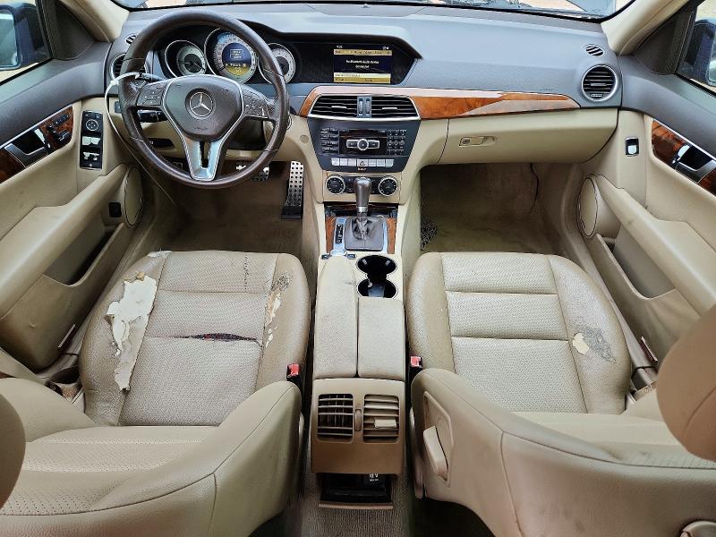 2012 Mercedes-benz C-klasse VIN WDDGF4HB8CR213438 COPART salvage auction — FRONT END, Ok - Cert Of Title-Salvage, sold $325 on 2026-07-02 (photo 8)